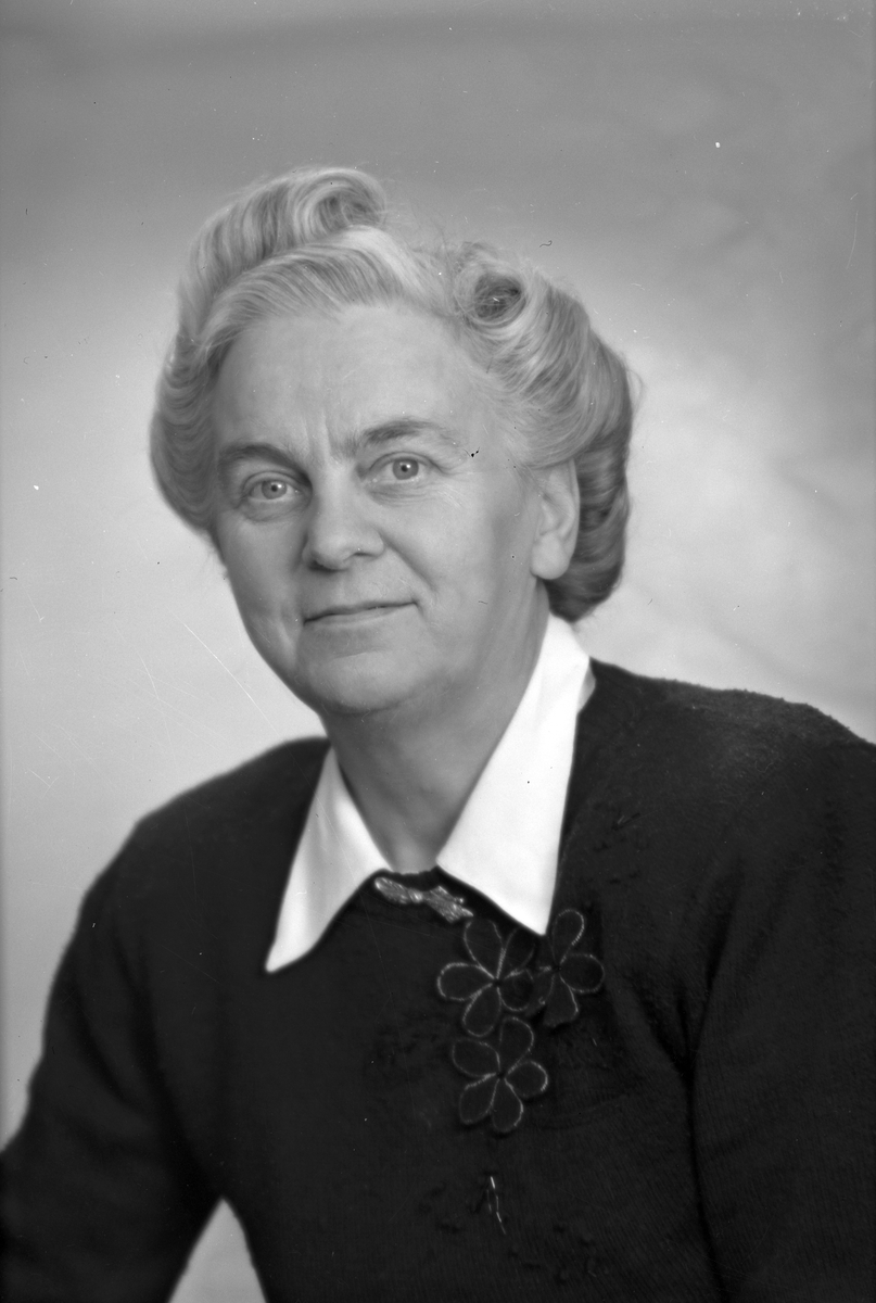 Fru Hildur Forsberg, Nygatan 38, Gävle. 29 mars 1946.