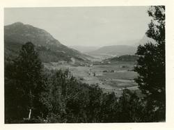 Landskapsbilde fra Kyrkjebøen, Hemsedal.