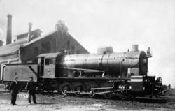 NSB damplokomotiv type 29a nr. 308, leveransefoto fra Hamar 