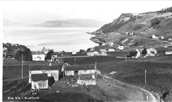 Bebyggelse på Voktor og i Vik.