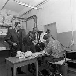 Besøk fra Svenska Fläktfabriken i poseverksted.