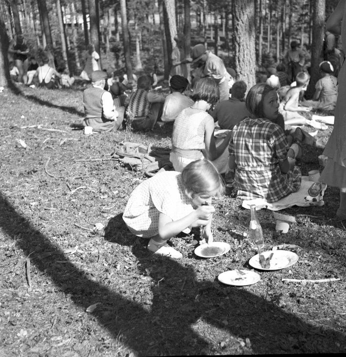 Barnutflykt till Årsunda. Storsjön. År 1936

