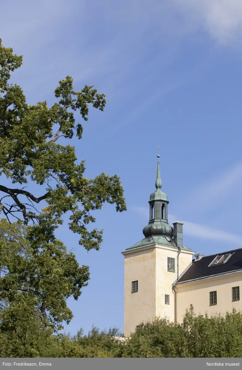 Tyresö slott, Nordiska museet, slott, gods, Tyresö, natur, äpple, höst, sol, byggnad, arkitektur