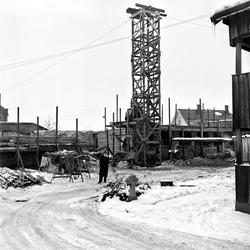 Ildfast bygg under oppføring på Borgarsyssel Museum i Sarpsb