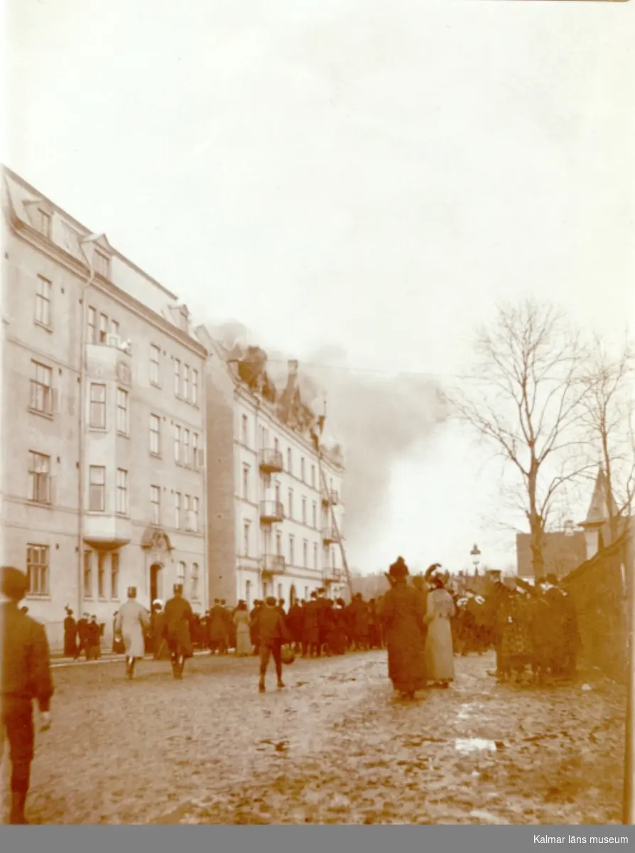 Brand på Bremergatan 13.