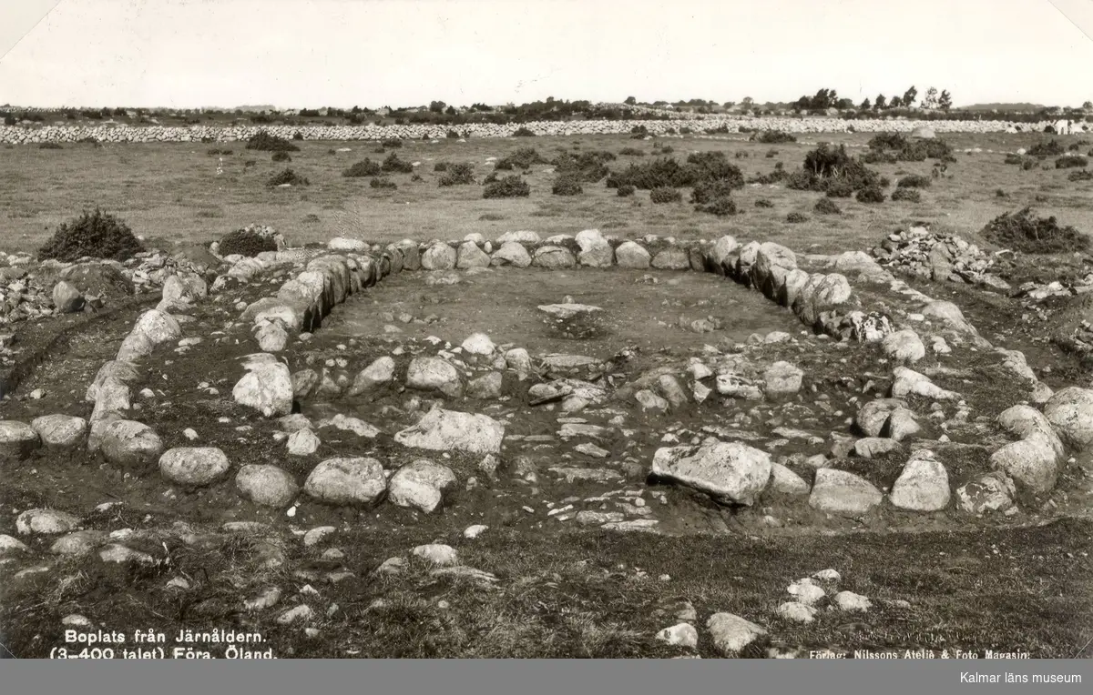 Boplats från järnåldern (3-400-talet).