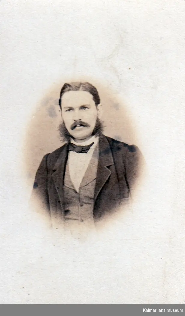 Porträtt av en okänd man från Kalmar.