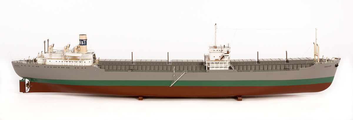 Fartygsmodell av WALTON.