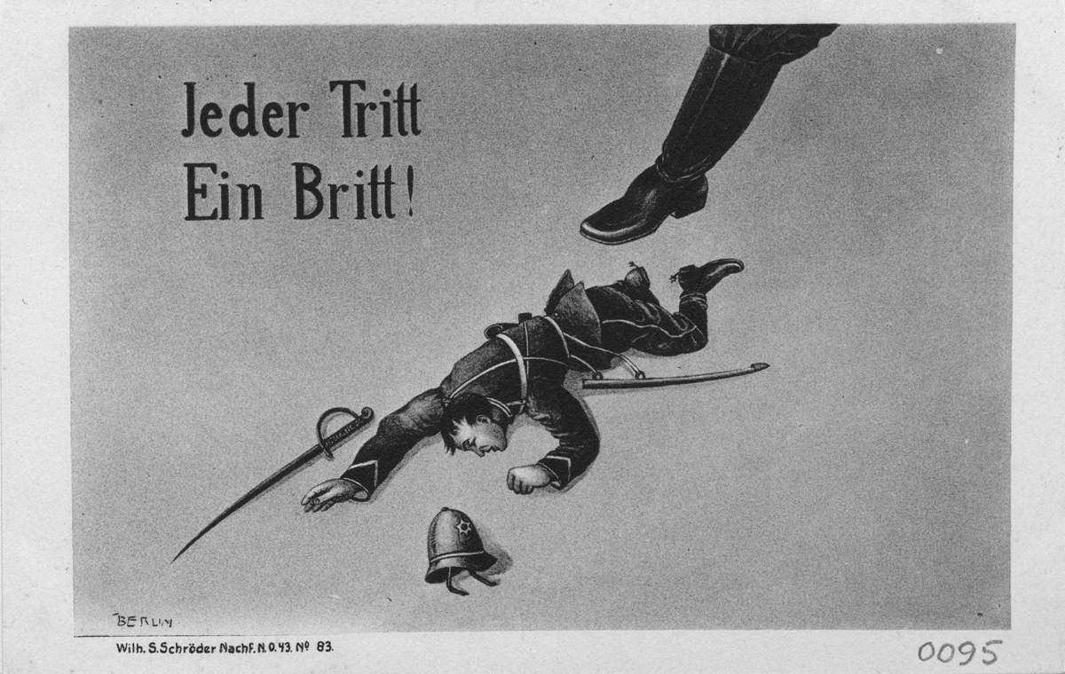 Tysk propagandabild från första världskriget.