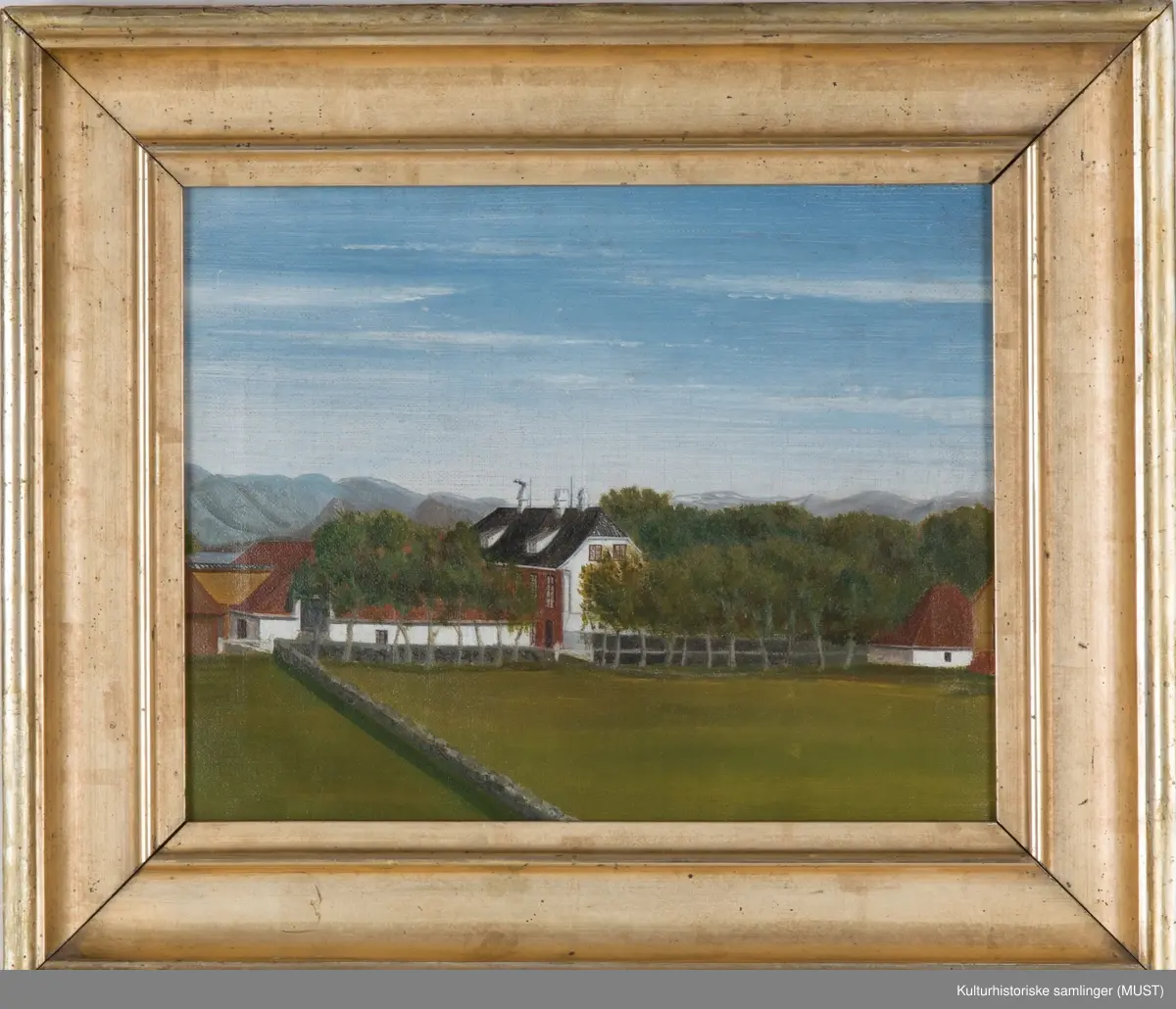 Ledaal sett fra nordvest, med utsikt mot fjellene i Ryfylke.