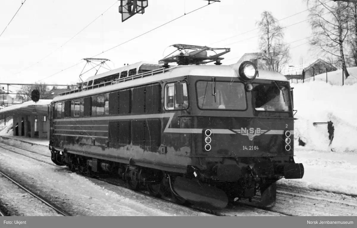 Elektrisk lokomotiv El 14 2164 som nytt