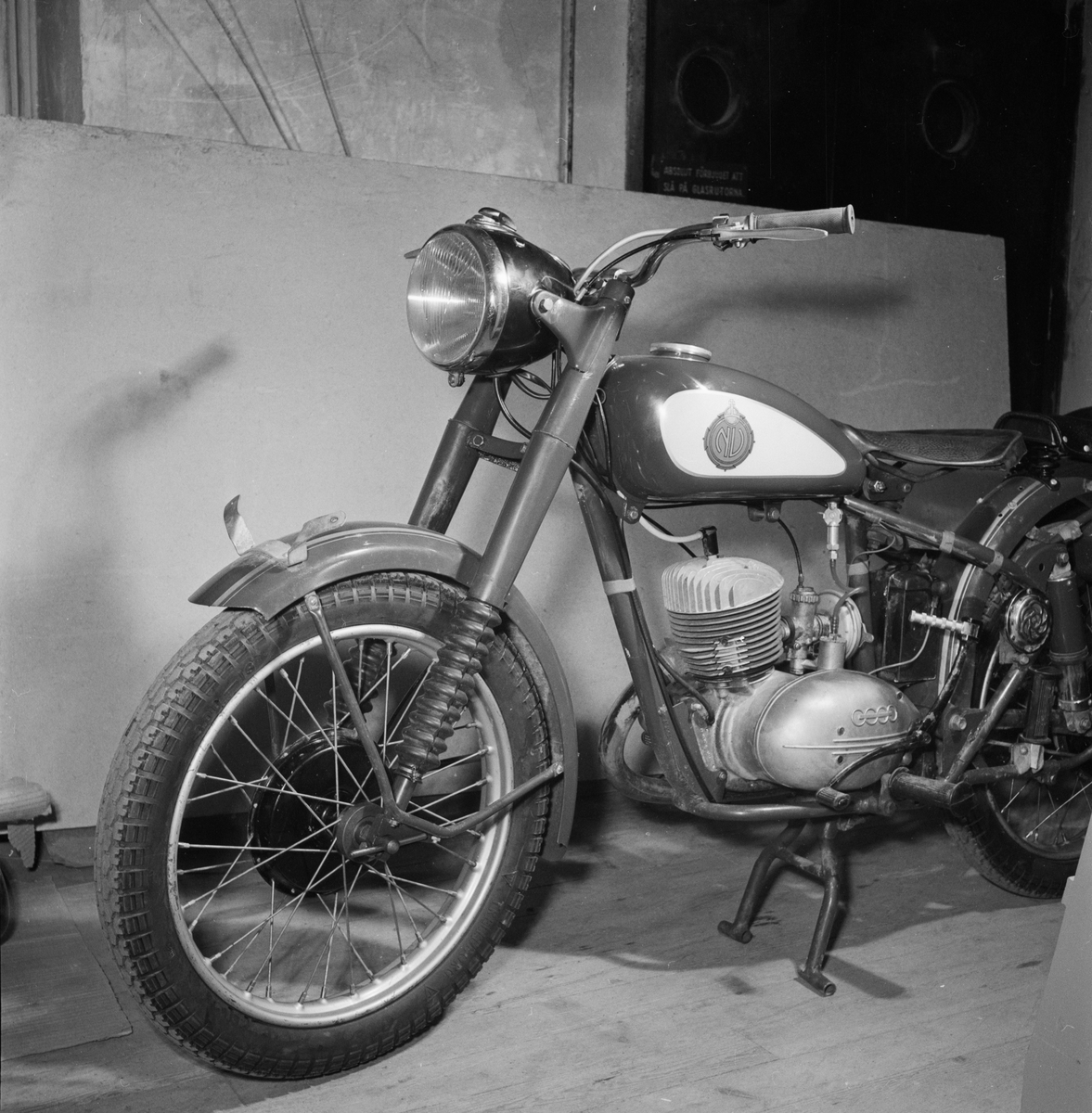 Nymanbolagen, motorcykel, Uppsala 1952