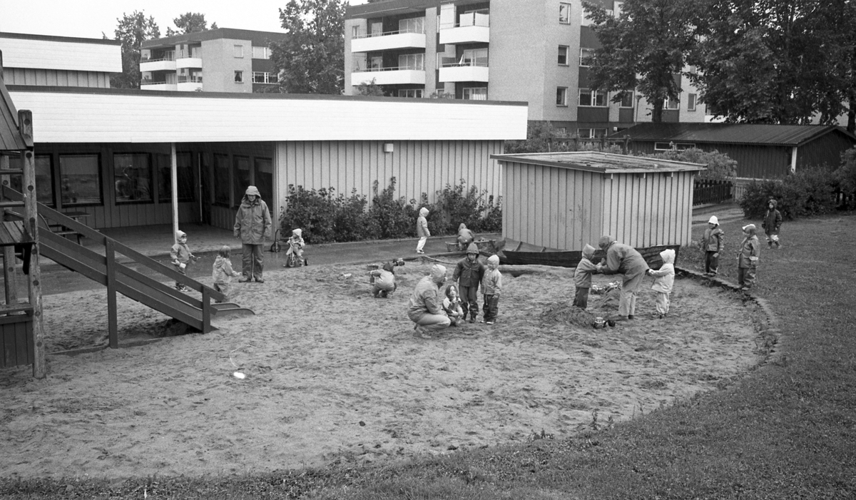 Barn i förskolan, Holmsund, Bomhus. 1993