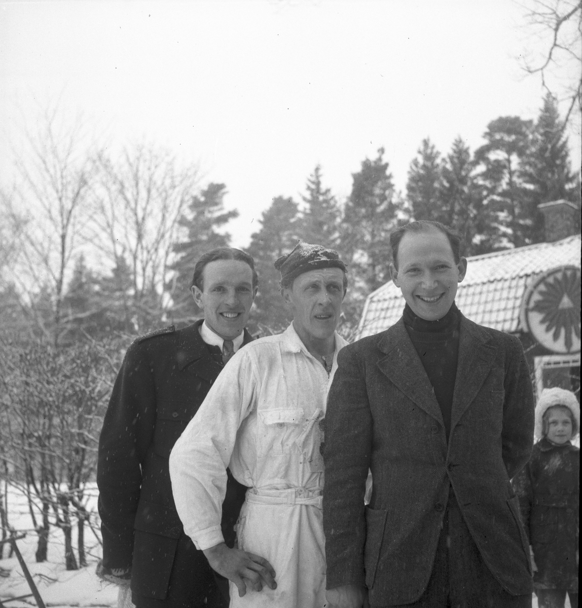 E Bohlin, E Södergren och T Larsson.