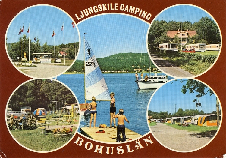 Enligt Bengt Lundins noteringar: "Ljungskile Camping. Bohuslän".