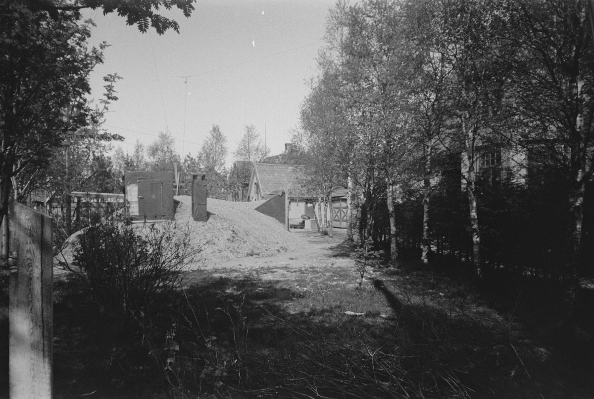 I bakgården til Lehre gården, gestapos tilholdssted under krigen, på krysset Fearnleysgt/Lagmannsgt. 