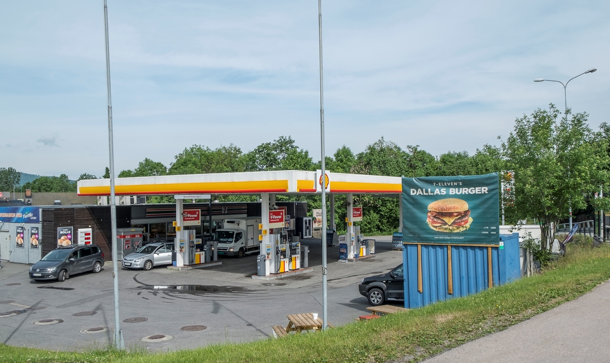 Shell bensinstasjon Brynsveien Kolsås Bærum