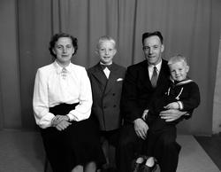 Marit, Inge, Peder og Svein Gjøvik. Foto av familien Gjøvik.