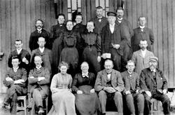 Predikanter og kristne ledere i Trøgstad og Båstad, ca. 1910