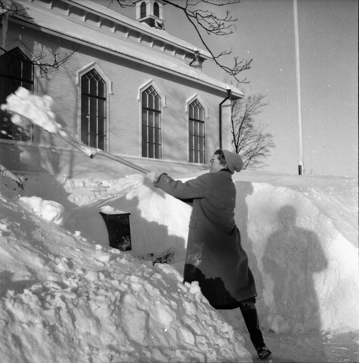Missionskyrkan Lingbo. Svea Zättlin.
Lingbo 16/1 1959.