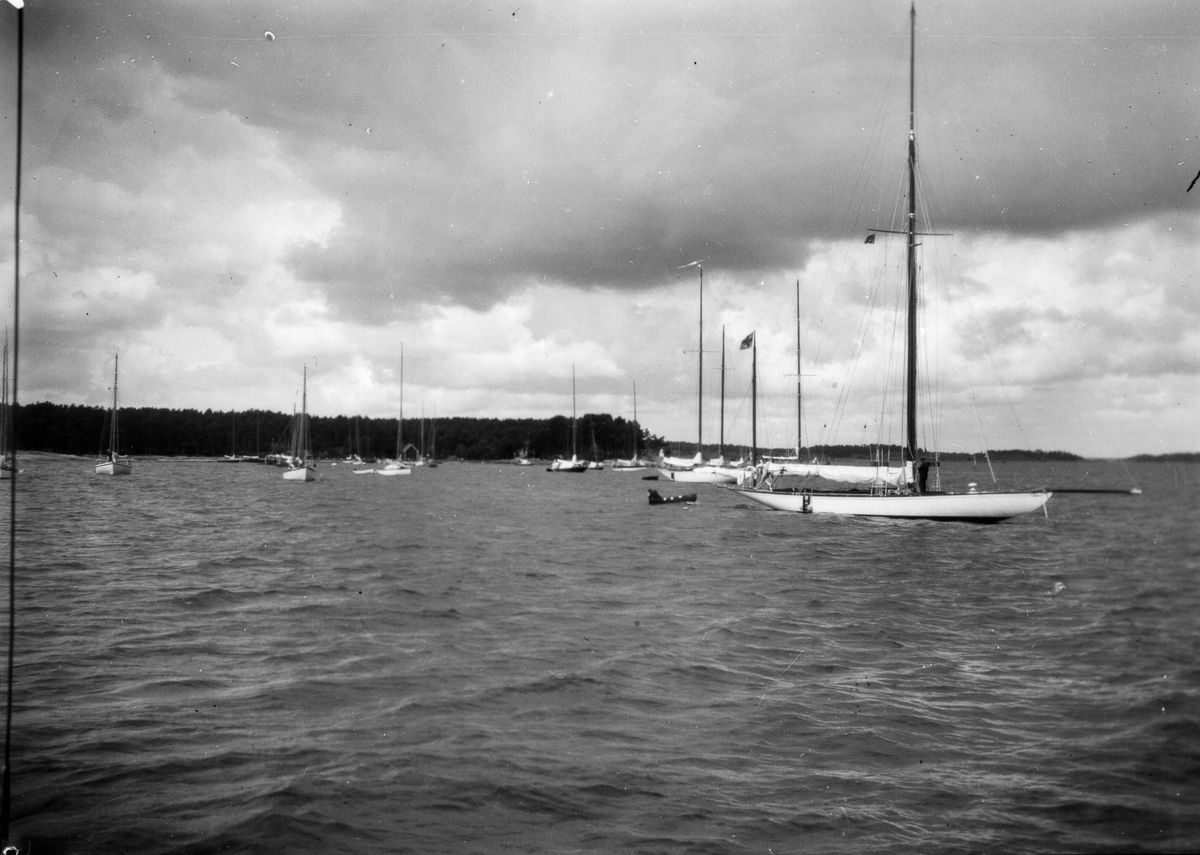 Sandhamn 1930, segelbåtar.