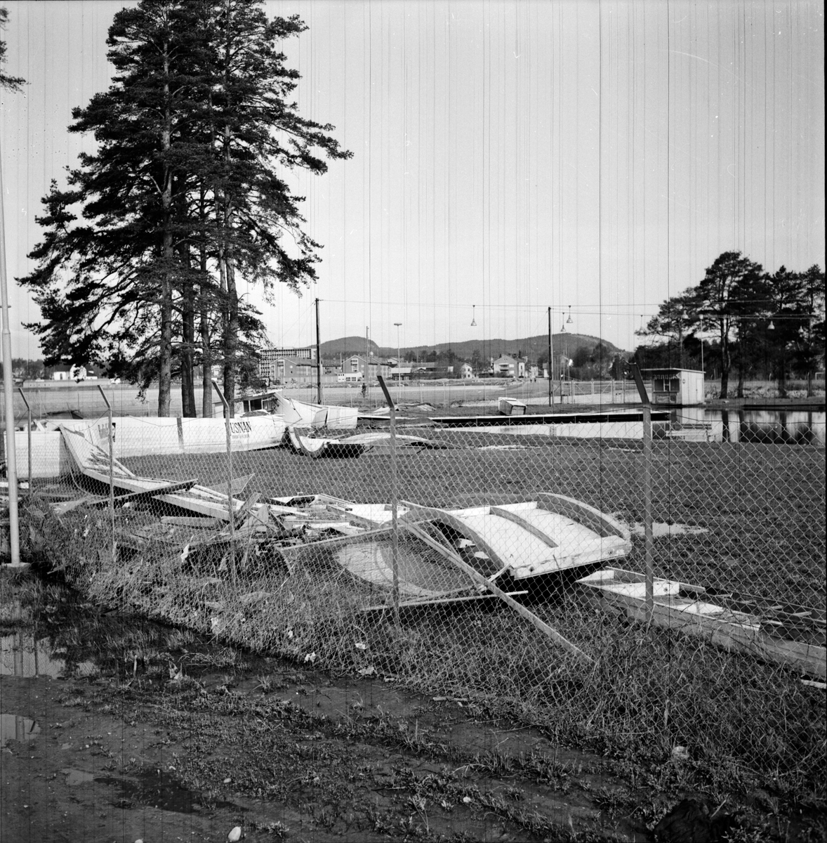 Långnäs idrottsplats,
Vårflodens verk,
27 Maj 1966
