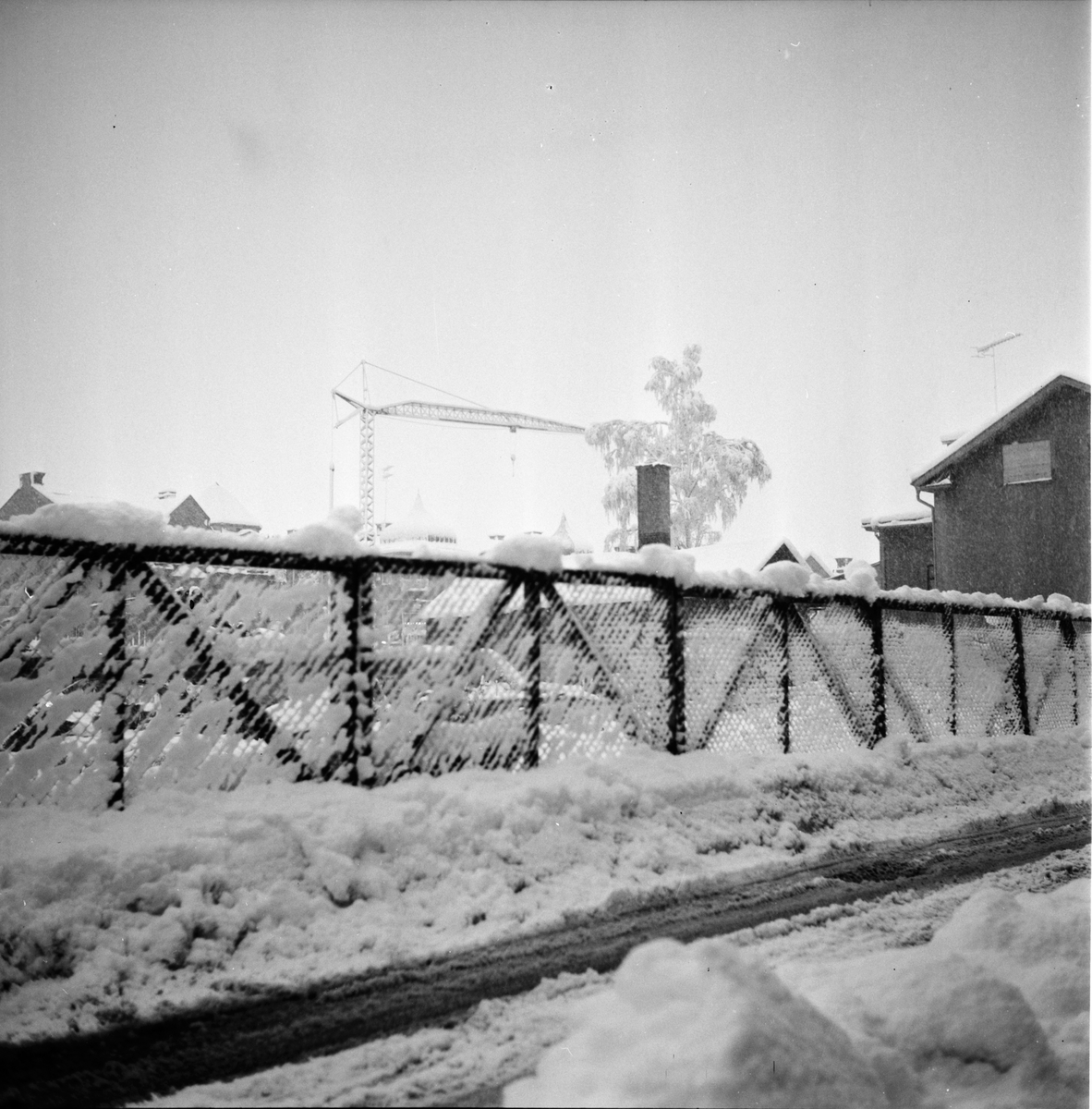 Snöbilder från Bollnäs.
3/1-1967