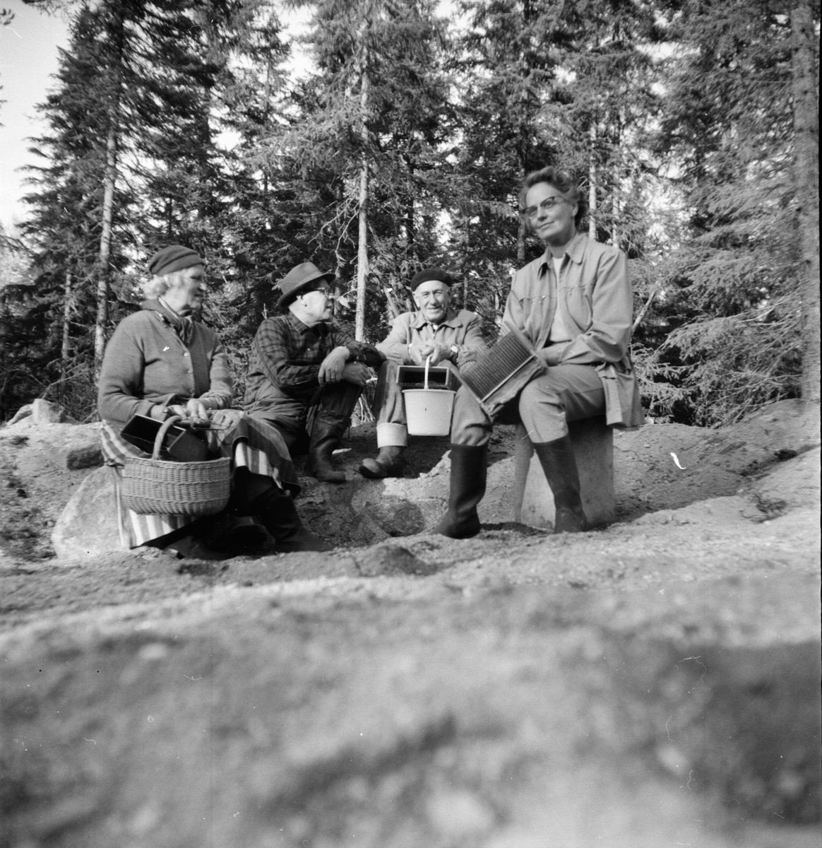 Bärplockning
med Orgårds 5 okt 1959
