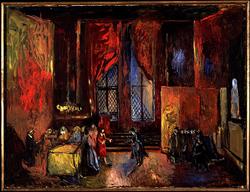 Teaterscene [Maleri]