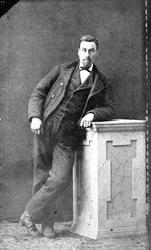 Portrett av Peder Lind Pedersen f 1853. Tranøy