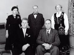 Styret for "Bergheim" ved åpningen 15. februar 1958, Berg i 