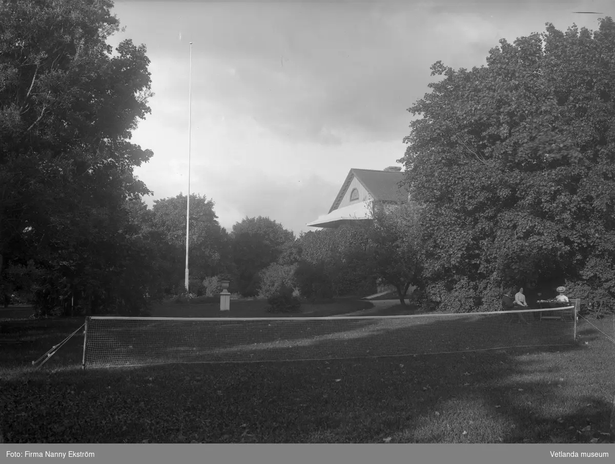 Apoteksträdgården år 1932, Storgatan Vetlanda