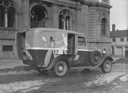 FYFFES bananbil fra Matthiessen Bananmodneri A/S