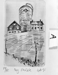 Kunstutstilling vist i Galleri Elgen. Arne Nygårdsmoen -95. 