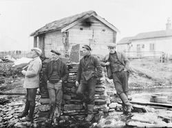 Fra Vaidagub ved grensesteinen Suomi. Oscar Sund, 2. maskini