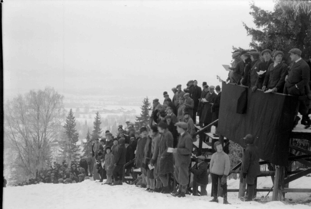 Hovedlandsrennet på Lillehammer i 1927.