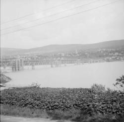 Gjenoppbygging av Vingnesbrua juni 1941.