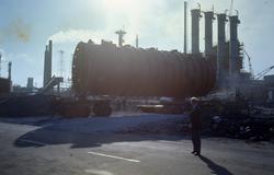 Transport av 140t shift converter til NII.