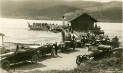 Skibladner ankommer Lillehammer bryggen i 1920