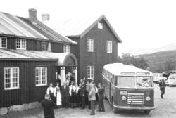 GruppeU, festlyd, buss, turisthytte, Raggsteindalen, Hol bil