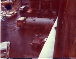 Første kommunale spylevogn