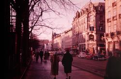 Karl Johans gate ved Grand Hotel.