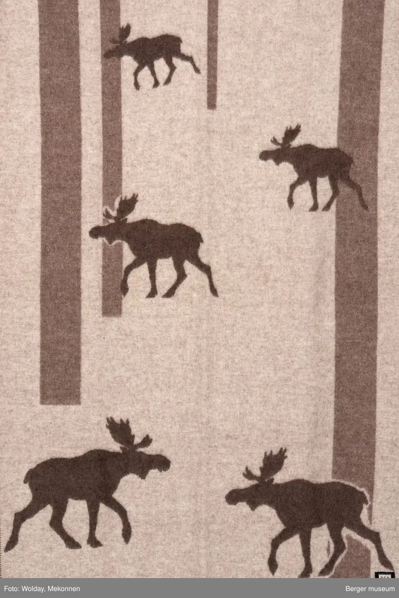 Elg. Langsgående bred linje som fungerer som en slags innramning av hovedmønster