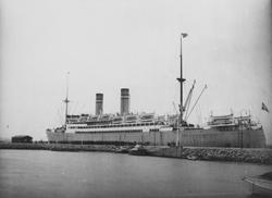 Risøy og Karmsundet sett mot sydvest 1934