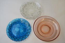 Glassasjetter 3 stk.