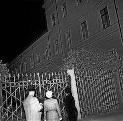 Slottet med omgivelser. September 1957