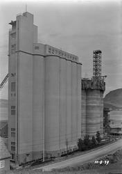 Tilbygg på kornsilo i Buvika