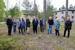 Befaring med Kulturrådet på fellesmagasintomta. Ola Aasness 