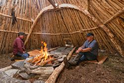 Bilde tatt i forbindelse med gjenreisingen av Daniel Mortens