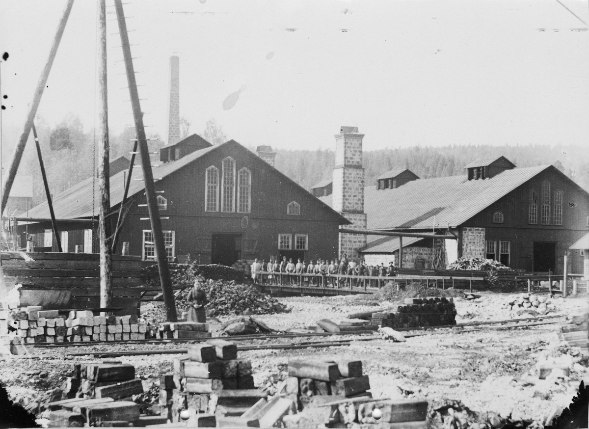 Liljendals Bruk, Värmland, omkring 1890.